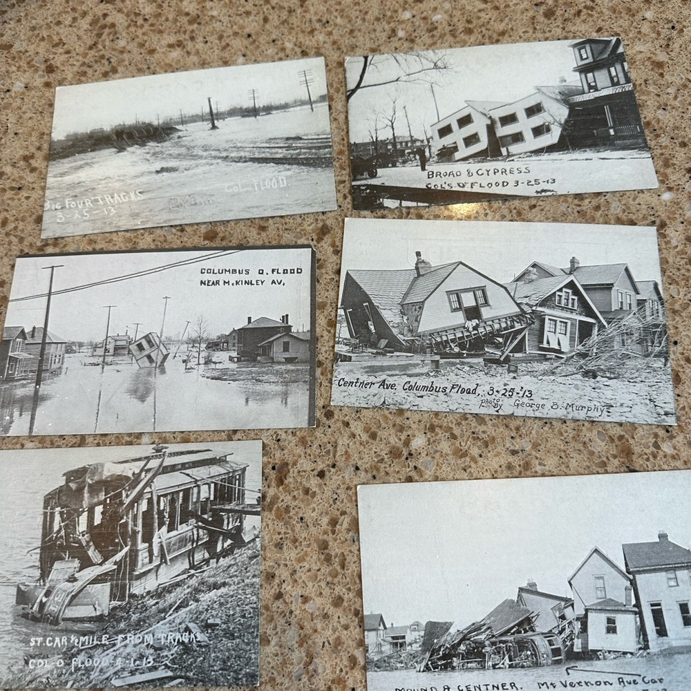 Postcards from the Columbus Ohio flood 1913
